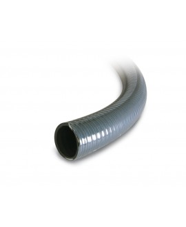 Tubo de pvc flexible gris - 1 mt. -