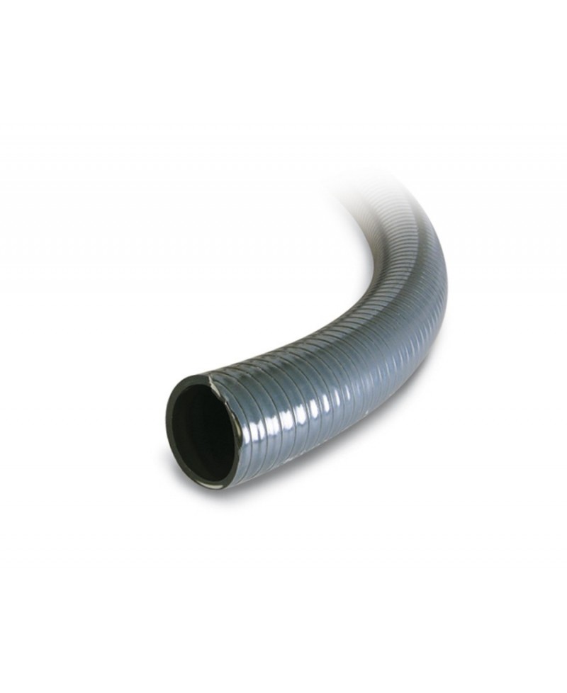 Tubo de pvc flexible gris - 1 mt. - - 15