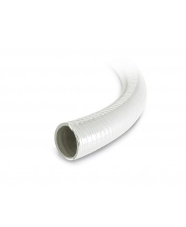 Tubo de pvc flexible blanco - 1 mt.