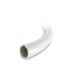 Tubo de pvc flexible blanco - 1 mt. - 17