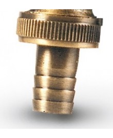 Grifo decorativo "gallo" para jardín en latón bronceado de 1/2" - 2