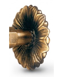 Grifo decorativo "pez" para jardín en latón bronceado de 1/2" - 2