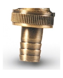 Grifo decorativo "pez" para jardín en latón bronceado de 1/2" - 3