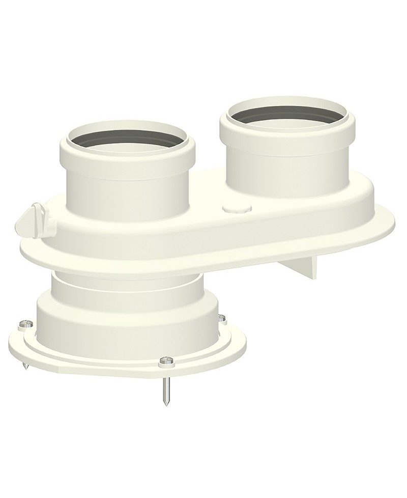 Adaptador para salida de caldera biflujo Junkers, Bosch - 1