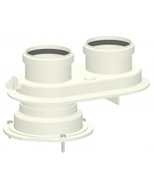 Adaptador para salida de caldera biflujo Junkers, Bosch - 1
