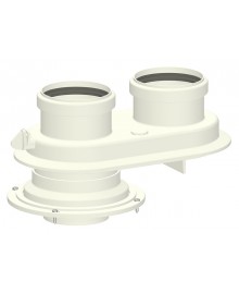 Adaptador para salida de caldera biflujo Saunier Duval - 1