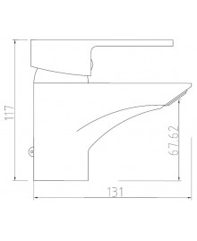 Grifo monomando "infinity" para bidet - 2