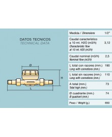 Contador para agua fría - 1