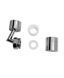 Aireador giratorio en latón cromado H-22 y M-24 con 2 posiciones - 2