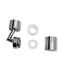 Aireador giratorio en latón cromado H-22 y M-24 con 2 posiciones - 2