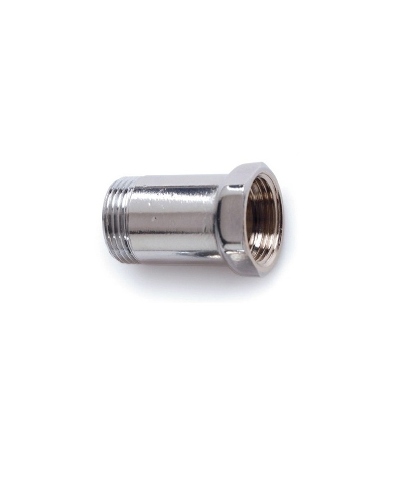 Alargadera en latón cromado de 3/4" x 40 mm. - 1