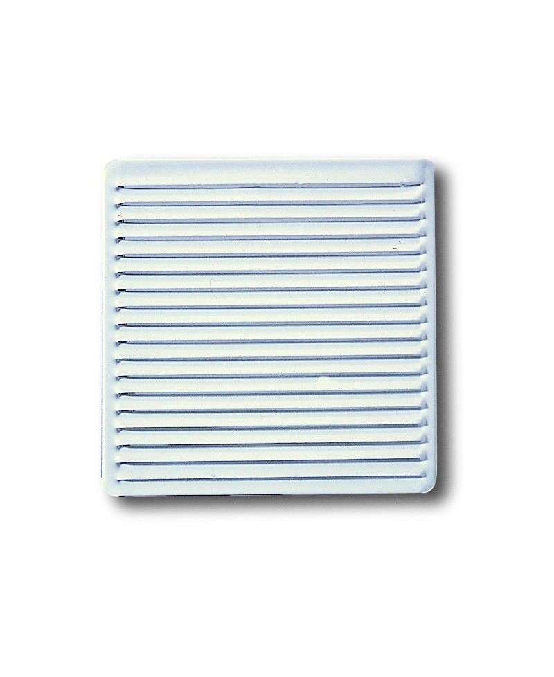 Rejilla para ventilación blanca para empotrar 16,5x16,5 cm. - 1