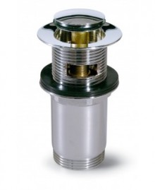 Válvula clic clac de disco pequeño con sobradero de 1 1/4" - 1
