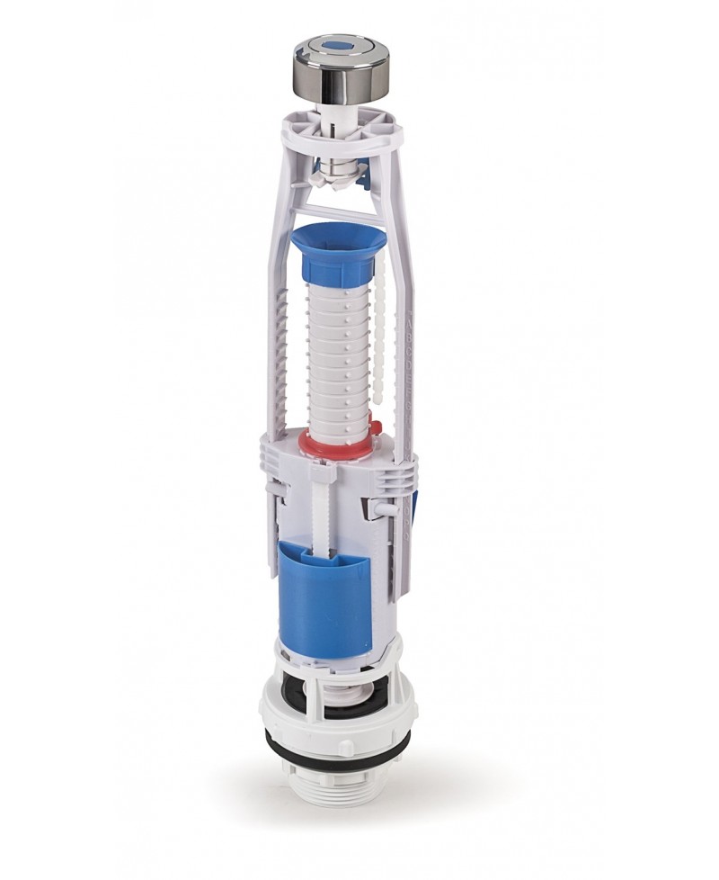 Descargador de ahorro de agua con doble pulsador para cisterna baja de  inodoro - DUKTO - Tienda online de accesorios de fontanería.
