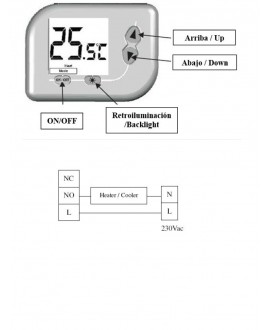 Termostáto digital de ambiente para calefacción - 4