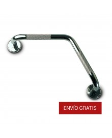 Asa de seguridad angular antideslizante en latón cromado de 43 cm. - 1